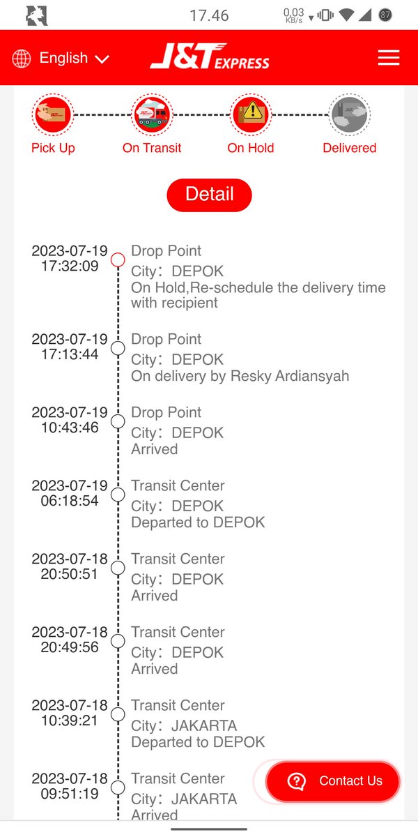 orangesoncom's tweet photo. @jntexpressid kenapa reschedule tanpa konfirmasi? https://t.co/ZK51UapGr1