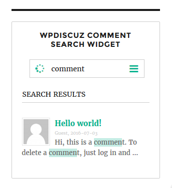 gVectors's tweet image. Find #WordPress comments with the AJAX-powered search form of the wpDiscuz – Comment Search addon!
gvectors.com/product/wpdisc…