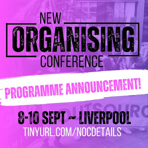 ✊ New Organising Conference

Build workplace power &amp; justice with union activists &amp; community organisers from across the UK &amp; wider world

Sept 8-10 Liverpool

Check out the incredible sessions a🧵

Apply by Aug 4 👉 tinyurl.com/NOCapply

Webpage➡️tinyurl.com/NOCdetails