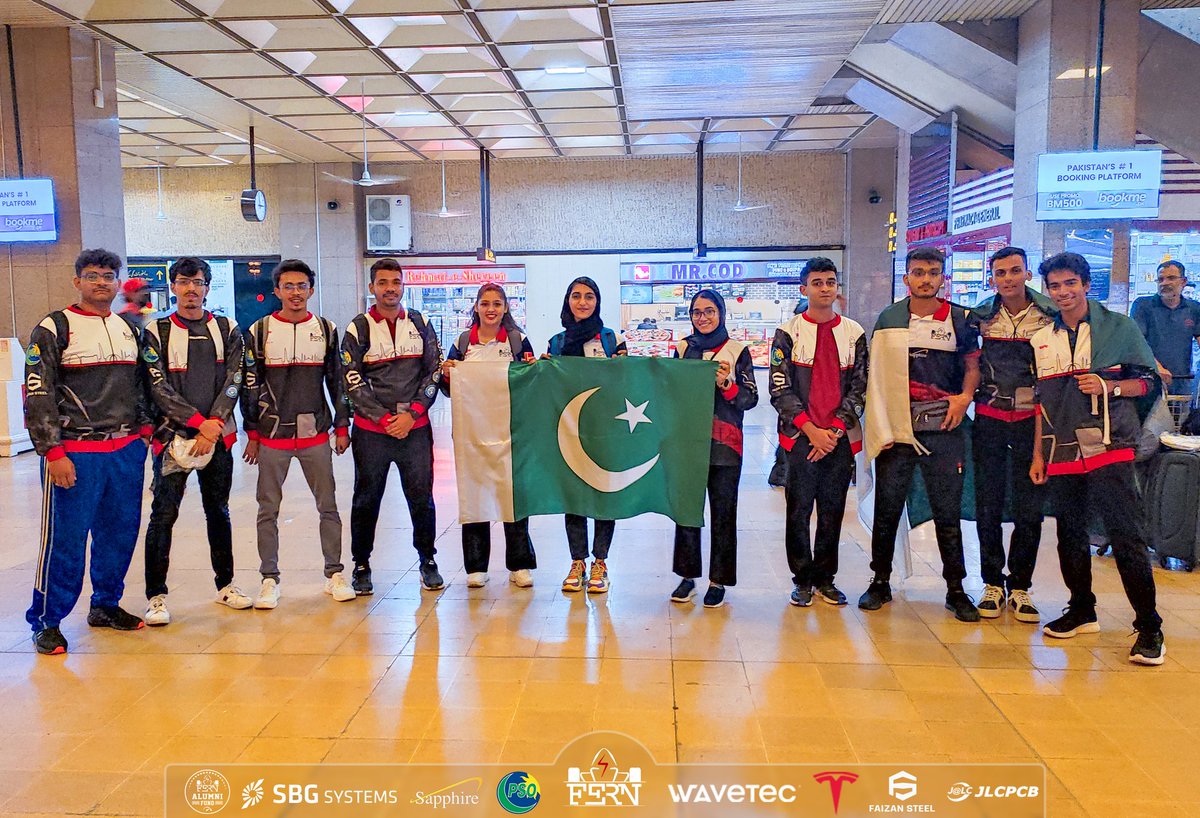 formulaenust's tweet image. Embracing the thrill of competition, Team Formula Electric Racing-NUST is all revved up and ready to proudly represent Pakistan at Formula Student UK 2023! 

#LetsGoFERN

#FERN #FSUK #EV #DV #NUST #FERN #FormulaStudent2023  #RepresentingPakistan #GoGreenFlag  #FERNOnTrack