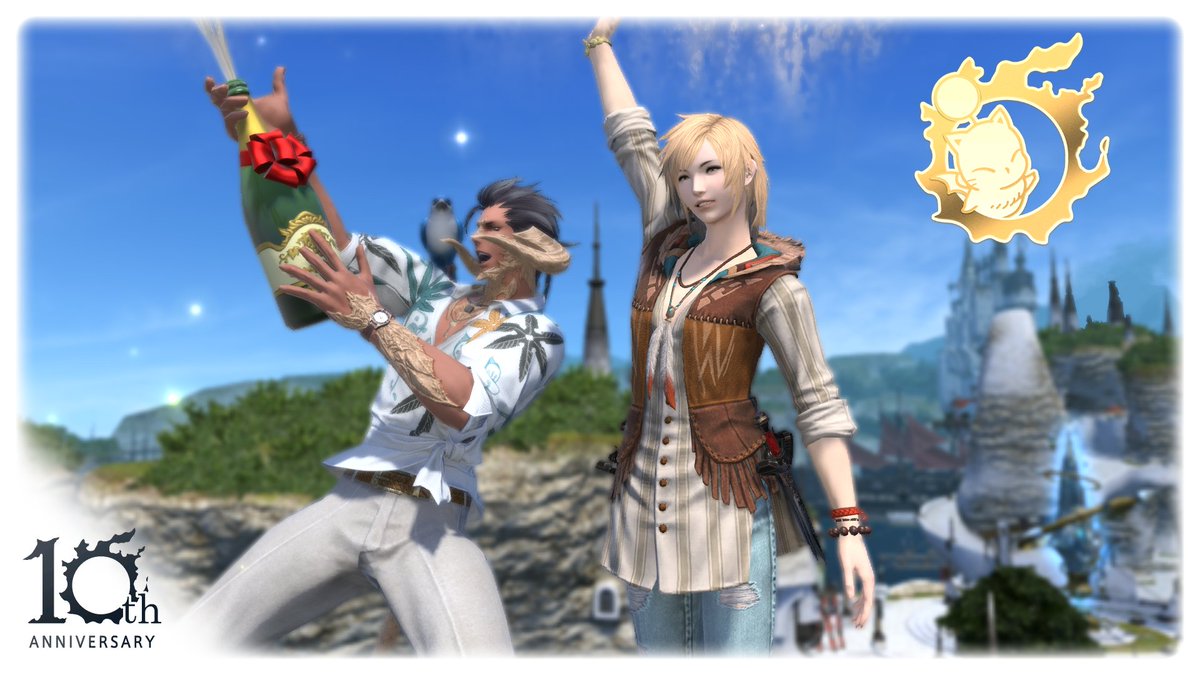 FF_XIV_DE's tweet photo. Zum 10. Jubiläum von #FFXIV haben wir ganz besondere Rahmen und Aufkleber für den Gruppenfotomodus vorbereitet! 🖼 https://t.co/I0dZT9oKAb  

Sie sind nur für einen begrenzten Zeitraum im Spiel verfügbar, also nutzt die Gelegenheit und verewigt eure besonderen Momente! https://t.co/7xtFz1OHdL