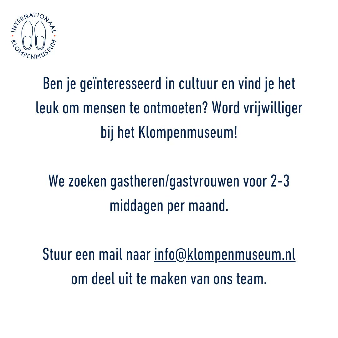 Werken bij het klompenmuseum?

 #drenthedoetwatmetje⁠ #clogs #cloglife⁠ #woodworking #eelde⁠ #cultureelerfgoed #houtenschoeisel⁠ #ambacht

<a href="/DrentseMusea/">Drentse musea</a> <a href="/MagischDrenthe/">Magisch Drenthe</a> <a href="/kopvandrenthe/">Aart Kooijman</a> <a href="/Oerdrenthe/">Drenthe</a>