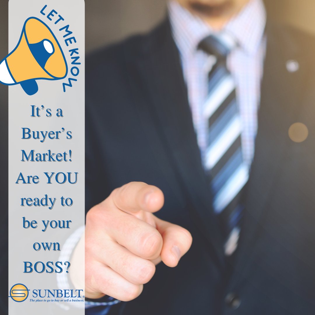 It's a BUYERS MARKET! Are you ready to be your own BOSS? Contact your local Sunbelt Business Broker TODAY at a location near you! 📞 Lafayette (337) 234-7008 📞 Lake Charles (337) 513-4500 📞 Beaumont (409) 866-5800.
#SellMyBusiness #BuyABusiness