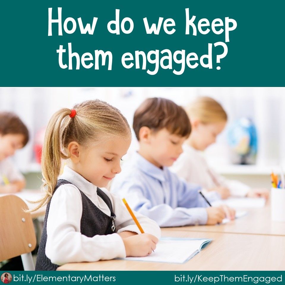 ElemntryMatters's tweet image. How do we keep them engaged? bit.ly/KeepThemEngaged  Some children finish their daily work much faster than others. How can we keep them engaged without assigning "busy work?" #keepthemengaged #challengethestudents #keepthemlearning