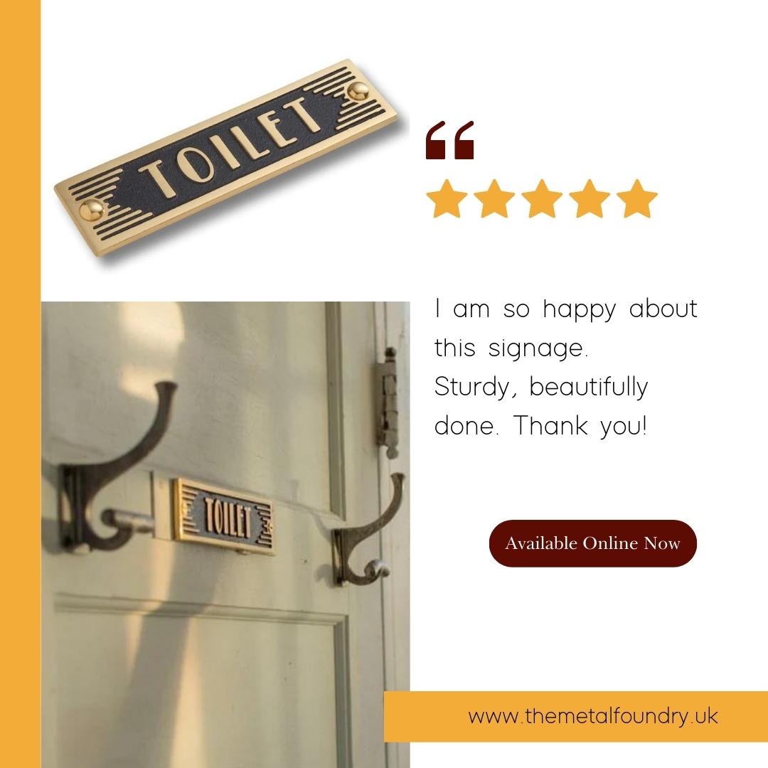 How amazing does our Art Deco Style 'Toilet' Sign look in our customers home! 

Tagged: bit.ly/3NmwaVs

#artdeco #customsigns #homedecor