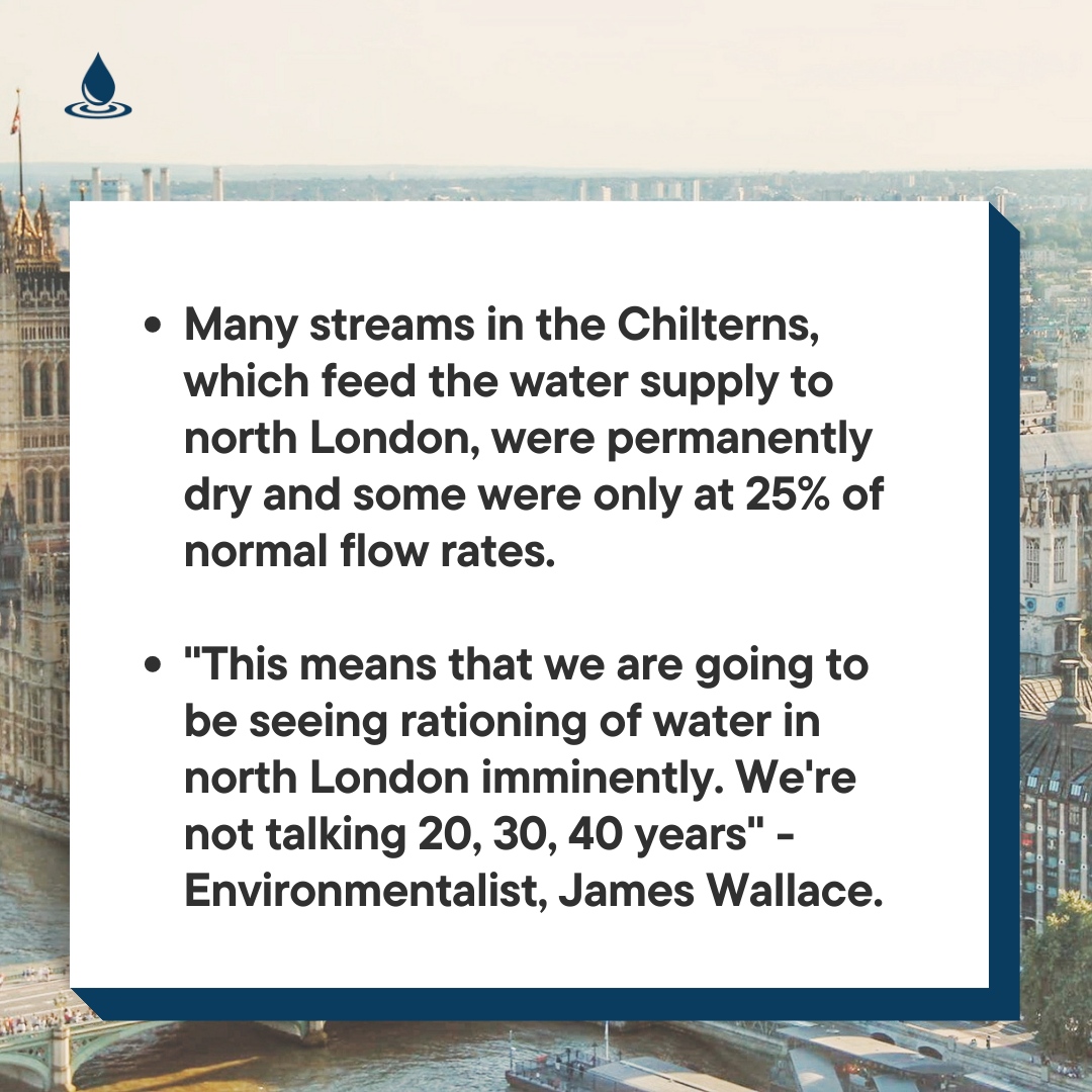 🚱 Urgent Water Warning 🚱

Brace yourselves, north London may face water rationing 'imminently'! We can't wait decades, it's an emergency now! Let's dig reservoirs, reduce demand, and fix leaks—this national crisis needs immediate action!

#WaterCrisis #SaveOurStreams