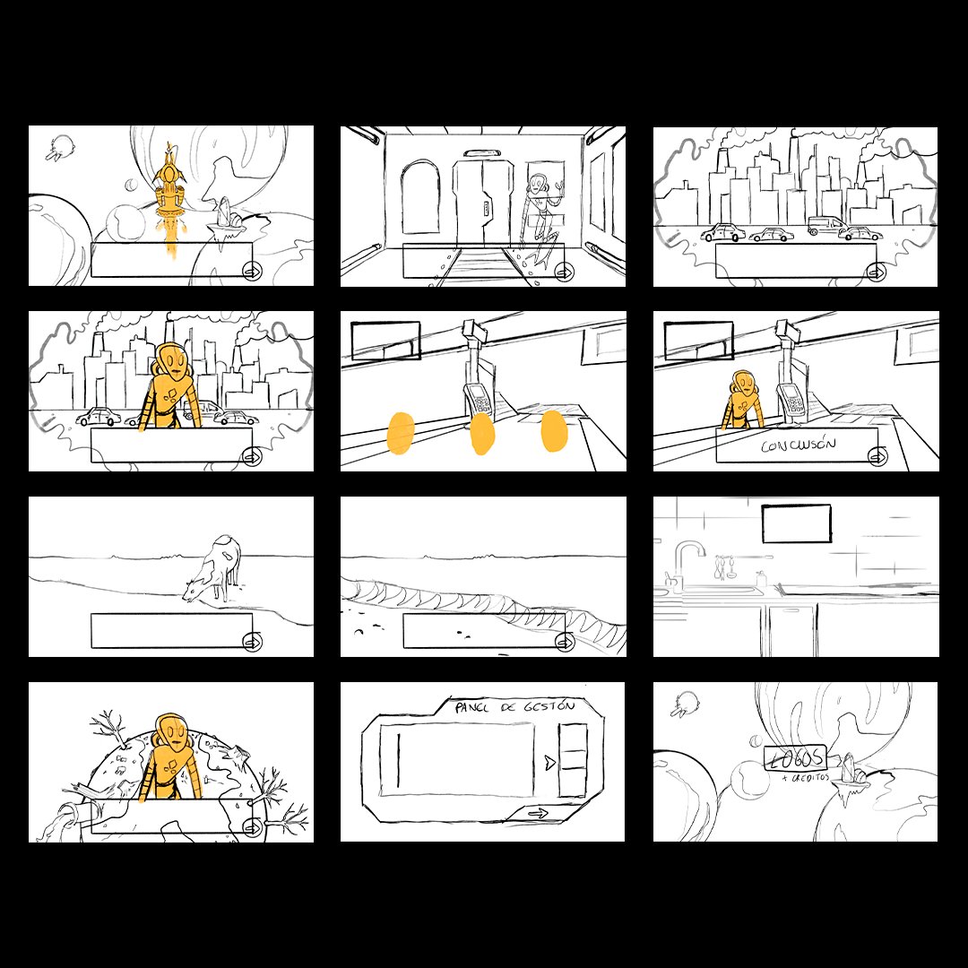 Presentamos nuestro videojuego sobre los ODS (Objetivos de Desarrollo Sostenible) con el fin de concienciar sobre la sostenibilidad, el respeto y la igualdad 🌎🌿⛰️ 🫂

La trama gira en torno a la extinción de la humanidad y la jugabilidad se compone de minijuegos para evitarlo.