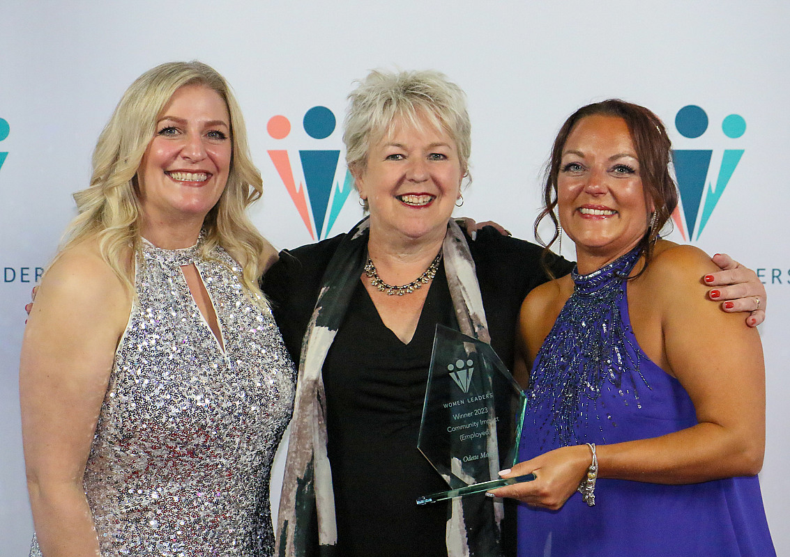 "I can’t begin to explain how much this award has shocked me to win! It’s been a 5 year journey. I am absolutely honoured to be in the company of so many amazing women finalists and winners"

<a href="/OdetteMould/">Odette Mould MBE</a> MBE, Winner of the Community Impact Award.

#womenleaders #communityimpact