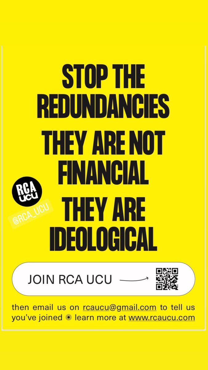 Royal College of Art UCU ✊ tweet media