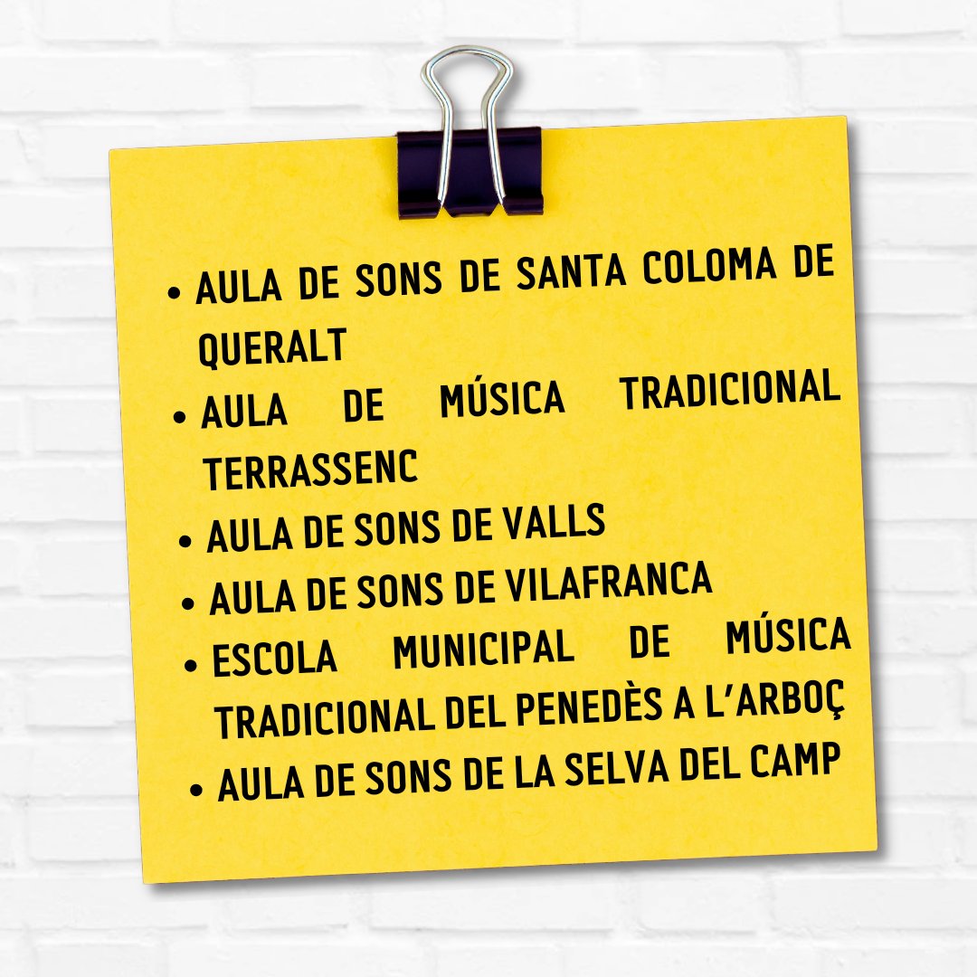 Bon dia ☀

Últims dies per renovar la inscripció del curs 2023 - 2024 pels alumnes actuals!! 📝🗓

I per totes aquelles persones interessades a començar, aquí teniu totes les aules on us podríeu matricular segons on visqueu 📚📍