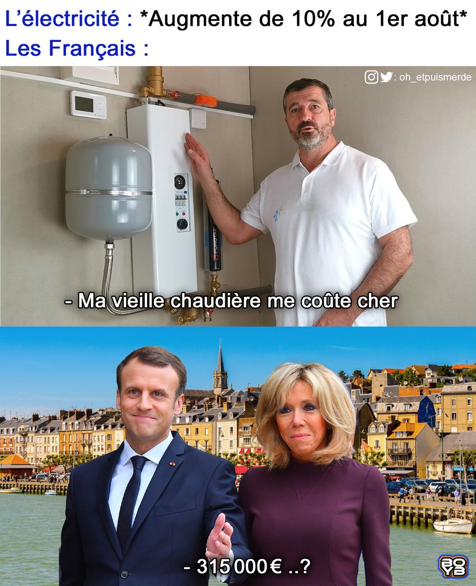 Nous n'avons pas les mêmes valeurs.

#budget #elysee #premieredame #brigitte #electricite #augmentationtarifelectricite #boucliertarifaire