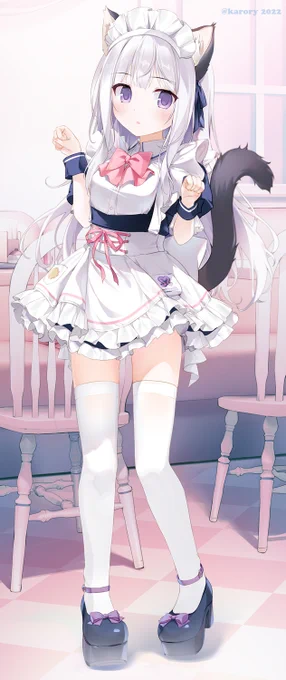 過去絵だけど、ミニスカメイド クロノちゃん