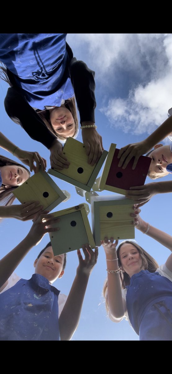 TKASATECH's tweet image. It’s a wrap! 230+ Year 7 bird boxes since September. #beproud