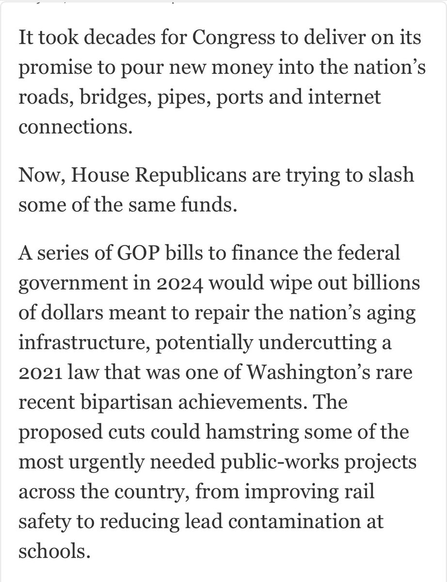 Brandon Williams &amp; House Republicans are moving forward with massive cuts to our nation’s infrastructure — Roads, bridges, schools, broadband. 

This is what happens when your congressman doesn’t even live here. He doesn’t understand why #NY22 would need these investments.