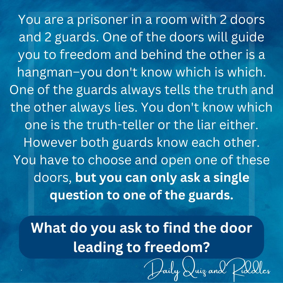 Daily Quiz and Riddles on Twitter: 