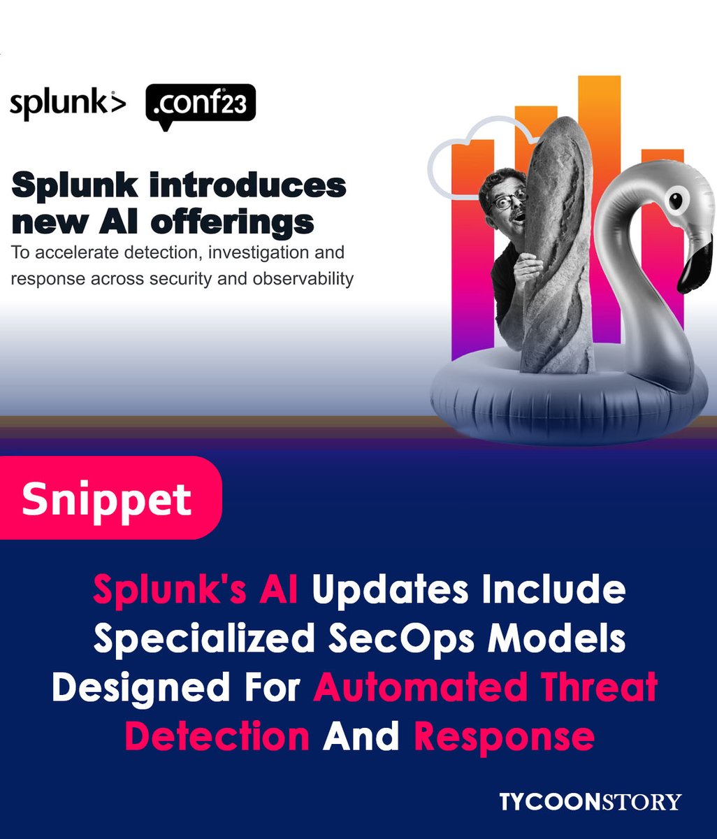 Splunk AI updates included specialized models for SecOps that detect and automatically respond to common issues

#SplunkAI #aiassistant #secops #devops #ITServiceIntelligence #Security #ThreatAnalysis #UserInterfaces #ThreatIntelligence #OpenAI #DevSecOps #Observability @splunk