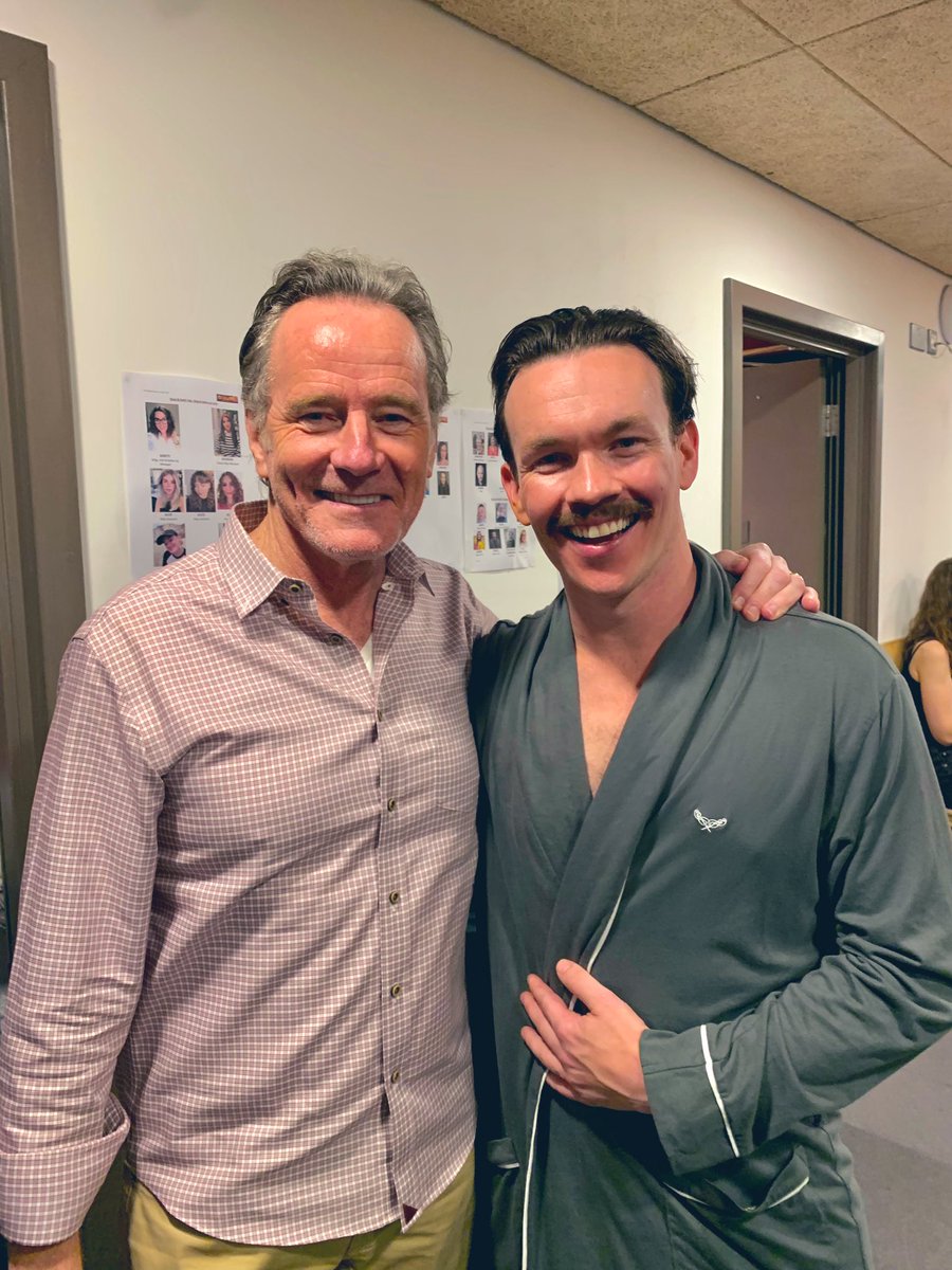 BENNY SOUTHSTREET DEBUT! 18.07.2023 Never in a million years would the ballerina from Brisbane think he could go onstage and play a role like this in London! What a wonderfully supportive company to be a part of! Also, what a night to have the legend Bryan Cranston watching!