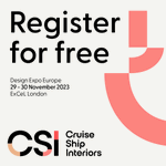 Photo by Cruise Ship Interiors Design Expo Europe (@CSIEexpo)
