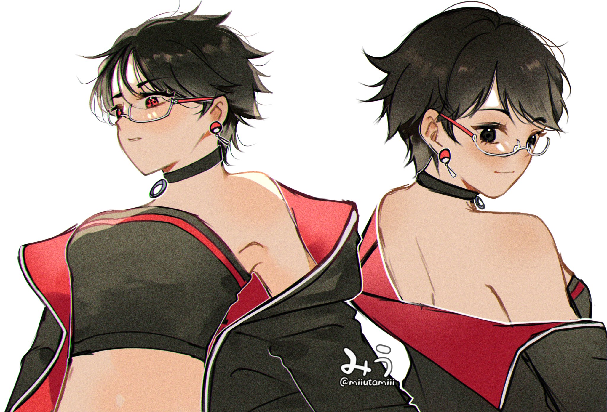 nue on X: RT @miiutamiii: Uchiha Sarada (Time skip) #BORUTO #ボルト #FANART   / X