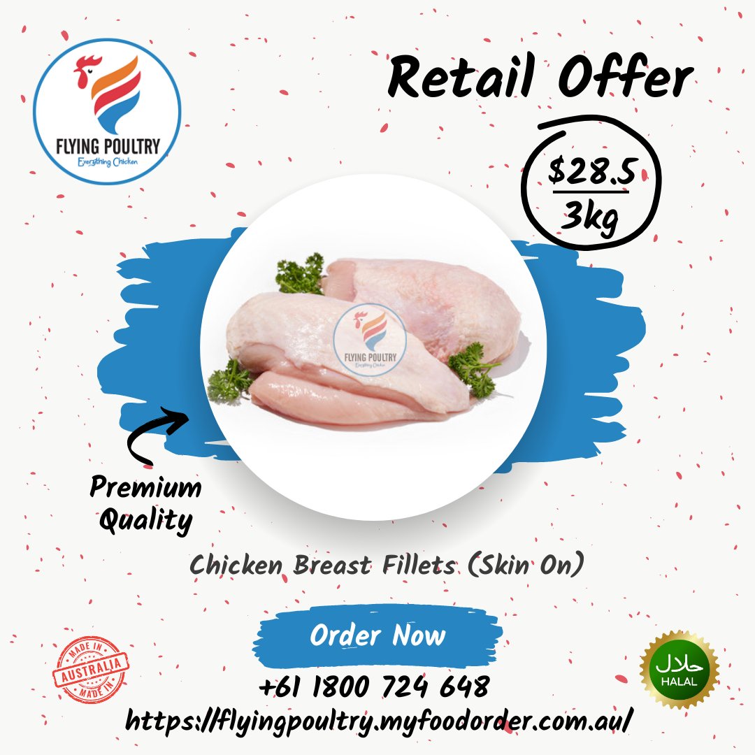 Amazing Chicken Offers Just For You! Shop now and stock up on premium chicken for your delightful meals. Click here to order: rb.gy/cz037 Happy shopping from Flying Poultry! #beconnected #viral #contest #weekendoffer #likeus #reels #TrendingNow #shareus #MELBOURNE