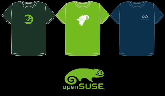 you can enjoy our @opensuse goodies...
#openSUSE Tumbleweed... Release is coming... Geekos... 
freewear.org/openSUSE
😀😀