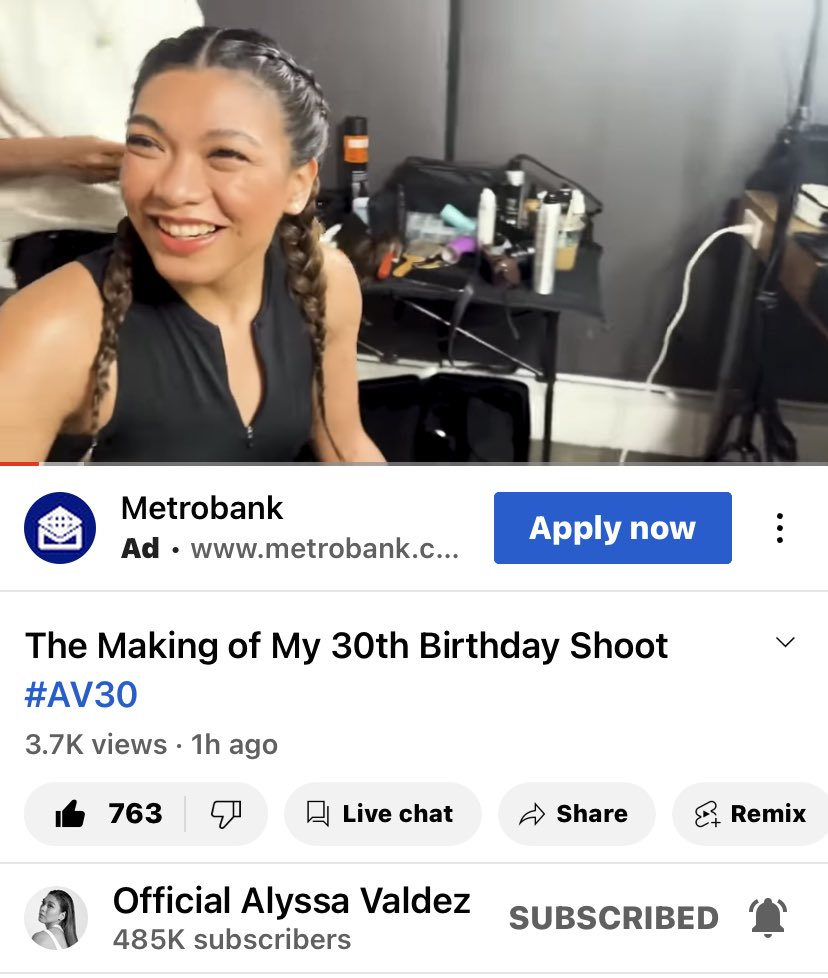 letletalinsunu1's tweet photo. IT’S OUT! Let us watch Alyssa Valdez’ newest vlog #AV30 in her Official You tube channel! Don’t forget to like & subscribe🌟🌟🌟 https://t.co/AJIawjeqSl