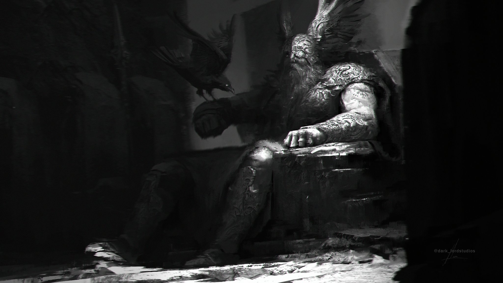 Valhalla+ Everything Norse & Runes on Twitter: "Óðinn, a god associated