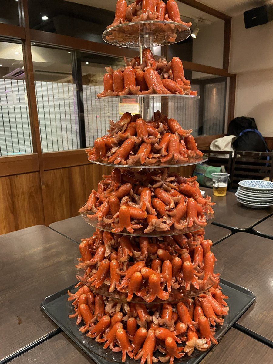 タコさんウインナー500匹、これから完食します