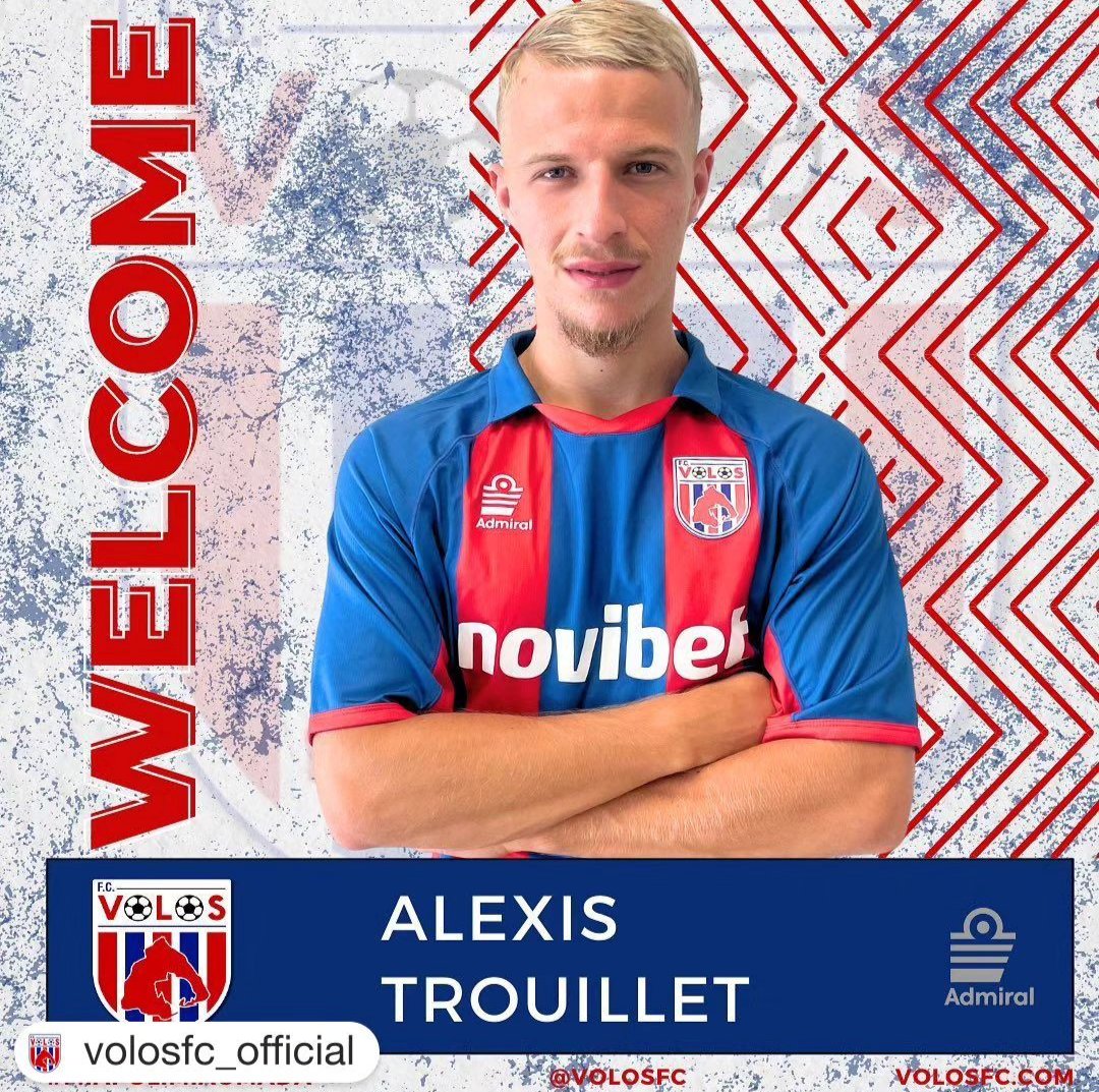 atenas_futbol's tweet photo. ✒️ Alexis Trouillet es nuevo jugador del #VolosNFC https://t.co/yUG5n4QASD