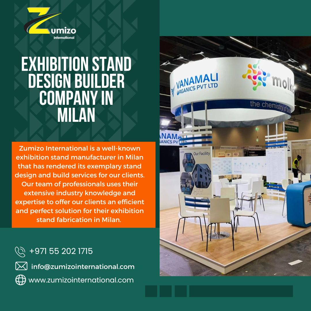 EzraZumizo's tweet image. Exhibition Stand Manufacturers in Milan
Zumizo International is a leading exhibition booth builder company in Milan that has been offering extensive stand services and solutions across Europe, UAE, and worldwide, since 2008.
#exhibition #boothbuilder #tradefair #spaintradeshow