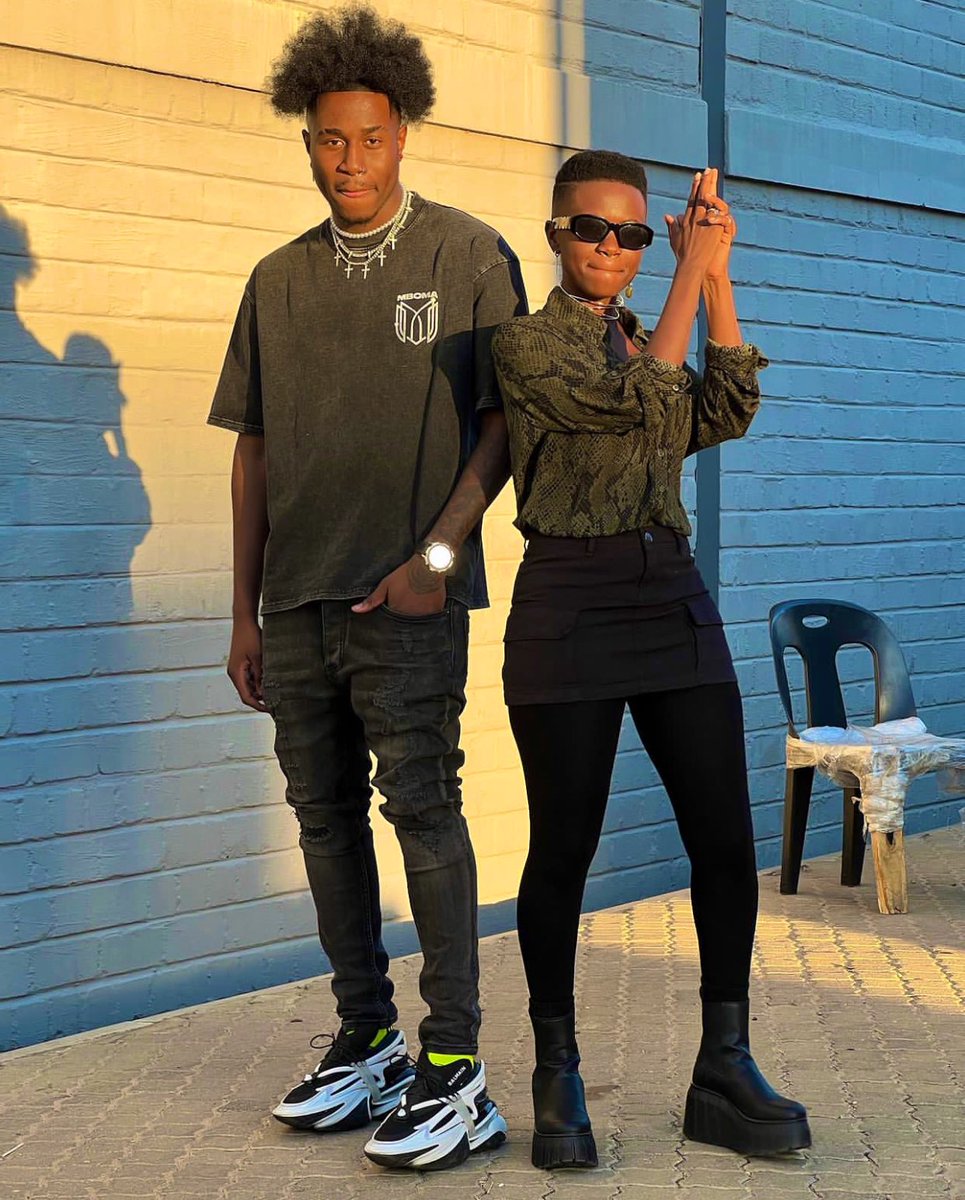 YeezirN's tweet photo. What would you call this duo ???  

@Top_Cheri’s love is undying like the strong chair at the back 🫶🏾 https://t.co/M9HNIScjrU