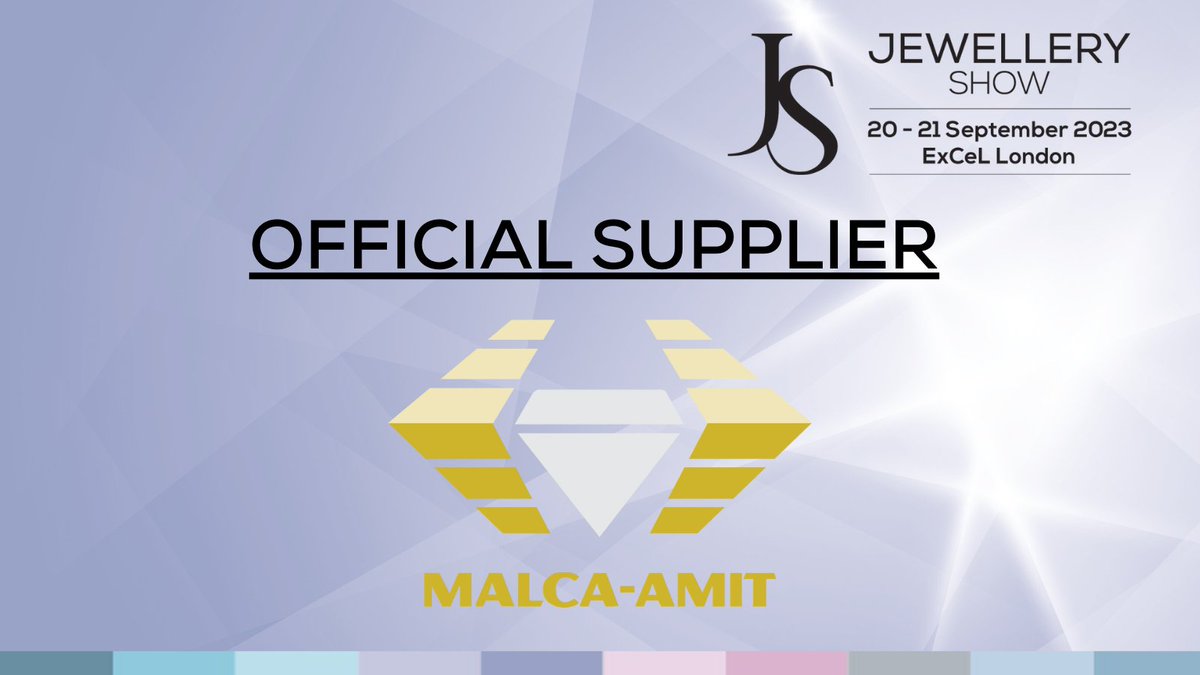 We are pleased to announce that @Malca_Amit are the official supplier for  the Jewellery Show 2023! Malca-Amit provides the highest standard of secure  logistical solutions for the diamond and jewellery industries worldwide