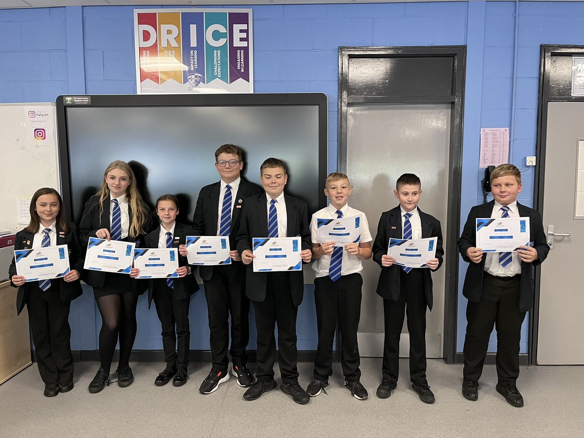 hofartdt's tweet photo. Certificates presented to some of the pupils who helped  @NathanWyburnArt the Aneurin Bevan Art  @BlaenauGwentCBC @YGTredegarCS @TredegarCouncil @hofartdt https://t.co/1Q7QwJyxYo