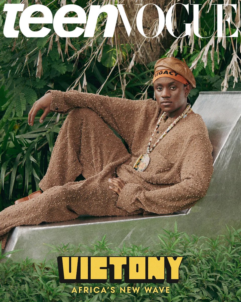 nelsoncj3's tweet image. Wrote my first cover story for @TeenVogue (!!!!!!) where I speak to @vict0ny on weathering tragedy, being saved by music, the complexities of unbridled self-expression and where his head is currently at.

teenvogue.com/story/victony-…