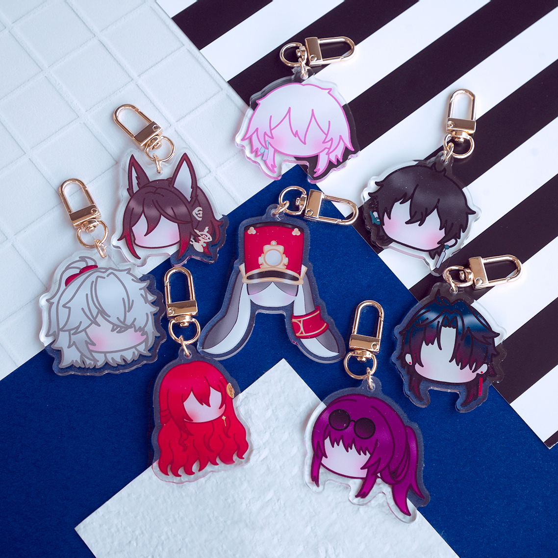 Vous les attendiez 😍 Ou pas du tout et vous êtes très surpris 🤣Dans tous les cas ils sont la 😍
Les nouveaux porte clé en acrylique : Honkai Star Rail ! 🥰
On en a fait 8 pour l'instant, lequel vous plait le plus? 💗