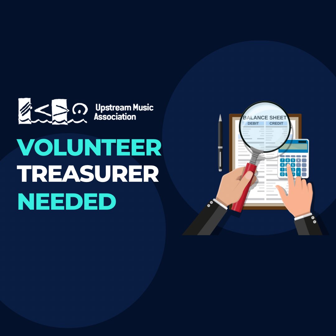 Upstream Music Association's volunteer board is seeking a replacement for our treasurer, who is retiring after many years of service. More info here 👉🏻 upstreammusic.org/post/volunteer…