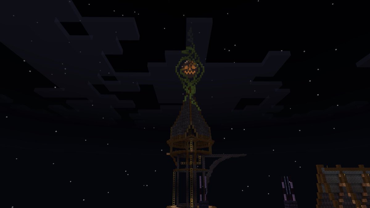 やば
超ひっっっっっさしぶりにTwitter開いたw
仕事忙しくてバタバタしてたから忘れてたとも言う( ꒪Д꒪)

いま制作中の黒い街のシンボル的なの建ててるんだが、意外とうまくいって満足🎃
#カボチャ王国
さあ、飯食って寝るわ😴おやすみ