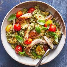 Grilled Chicken with Pesto and Quinoa 🍗🌿🍚
Grilled chicken breast, homemade or store-bought pesto sauce, and a side of cooked quinoa.#LeanProtein #HealthyGrains #FlavorfulDishes
CLICK HERE👉easyurl.cc/CleanEat247