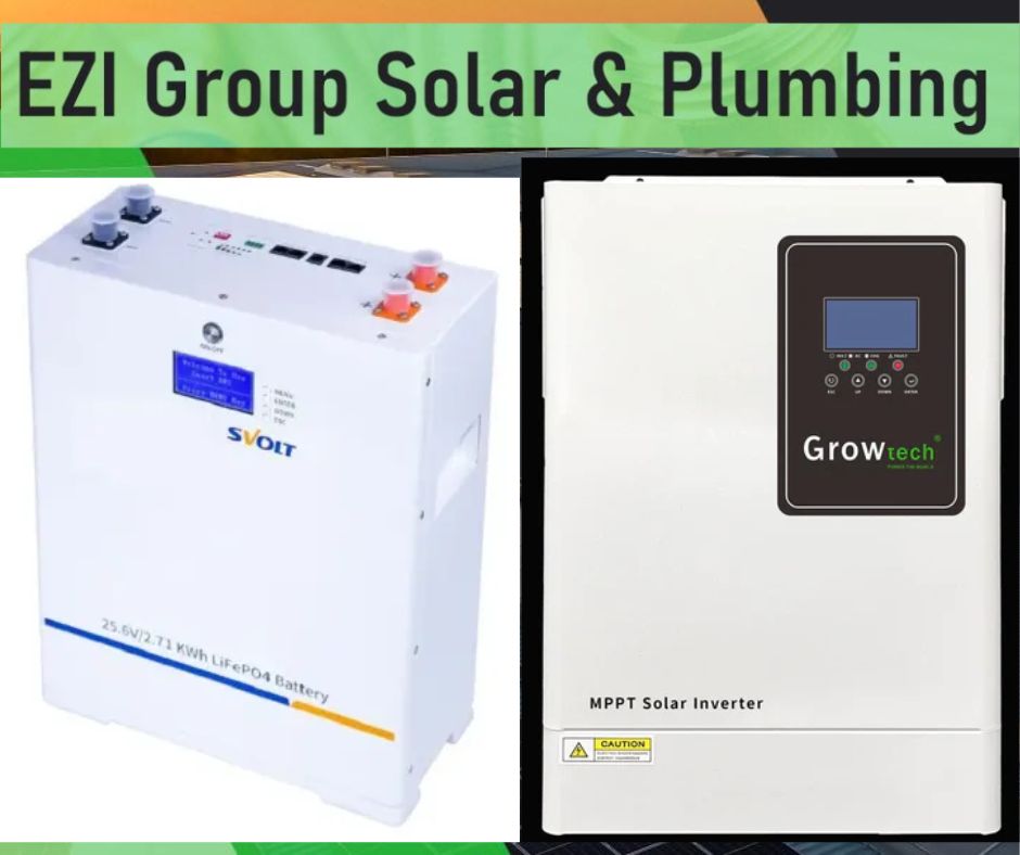 EzigroupSolar's tweet image. Inverter special:
Solar ready 5.5kw Growtech inverter 5.09kw, SVolt Lithium battery installed with COC, subject to site visit. R49,999 inc. VAT.
071 211 3804
073 963 4747
4, Beetle Park 7 Monaco Road, Killarney Gardens
geysersmart1@gmail.com
#inverter #InverterBattery #solarpower