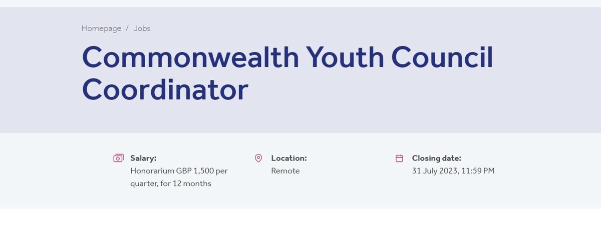 OPPORTUNITIES FOR YOUTH tweet media