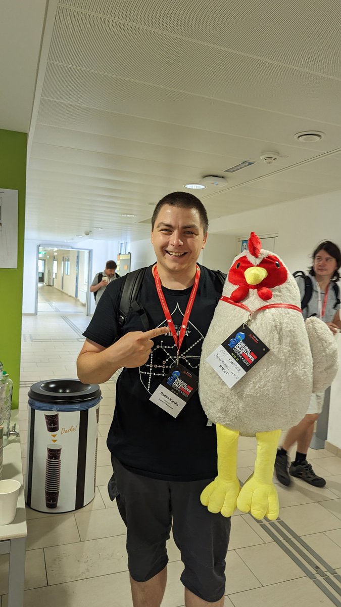 Hey LiL´Rooster! Nice meeting you in person again after @DrupalConEur in #Prague. Hope to see you again in #DrupalConLille. #DrupalDevDays