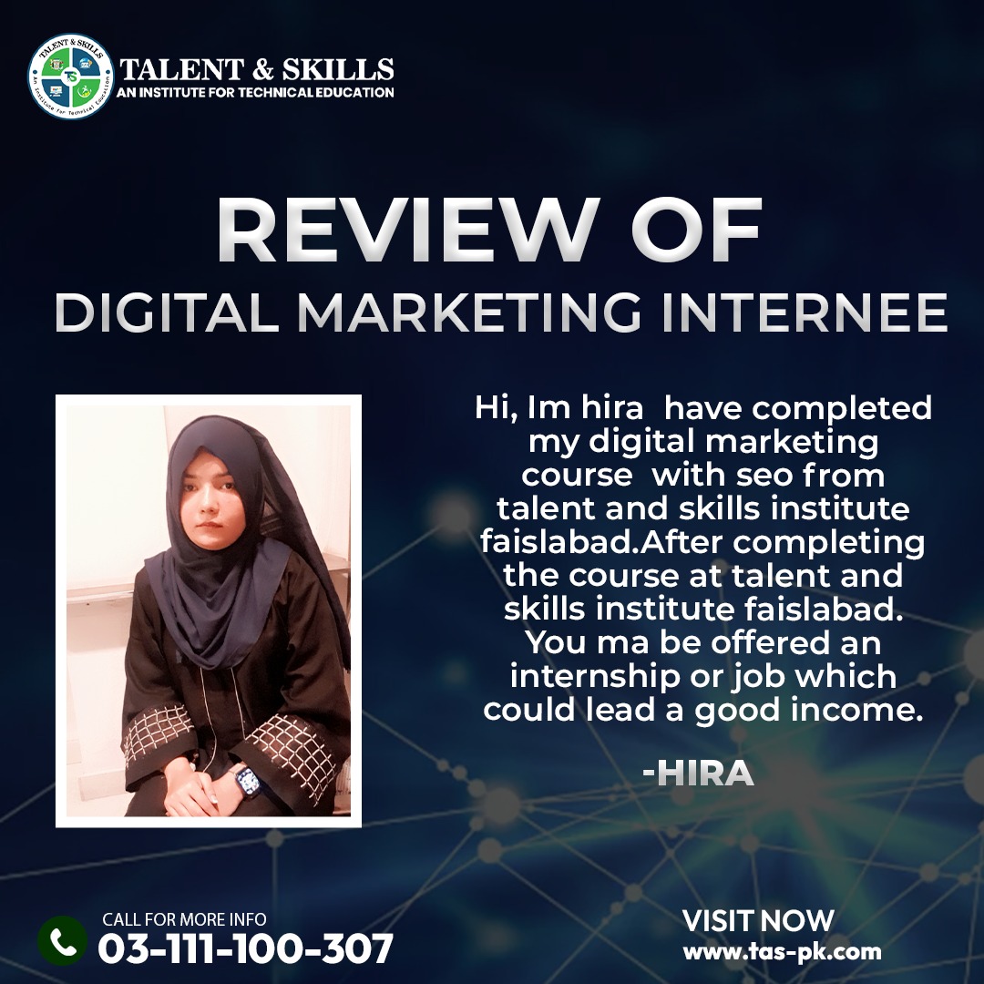 Talentandskill1's tweet photo. REVIEW OF DIGITAL MARKETING INTERNEE
📷 Reserve Your Seat Now 📷
📷New Batch is Starting 📷
📷Register Now📷
https://t.co/0xlSTBBurK...
📷 Call us at 📷+92 311 1100307
📷 What's app 📷 +92 311 1100307 https://t.co/bjpfFbFv7o