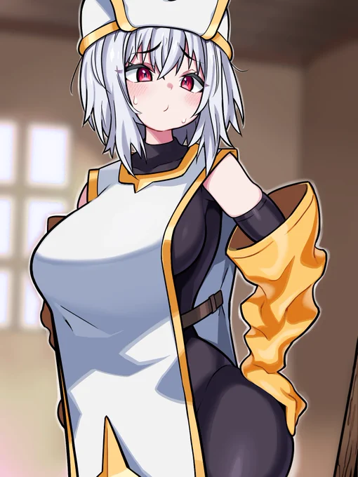 OC 鏡を見るヒーラーさん