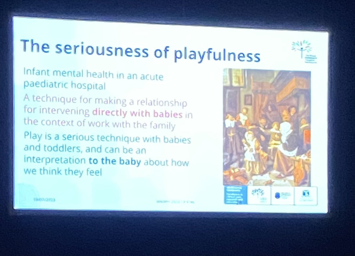 So many take away messages from Campbell Paul @WAIMHorg during his presentation ‘ensuring the infant’s voice is heard & honoured’ @IMHIreland #WAIMH2023