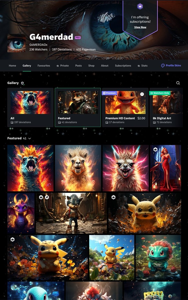 eeddiieebb's tweet photo. View some of my best digital ai  art on https://t.co/dnSAHmI9Bv 👌

#deviantart #digitalart #8kart #videogameart #AIArtwork #aiartcommunity #aiartist https://t.co/xQOPvR8LFK