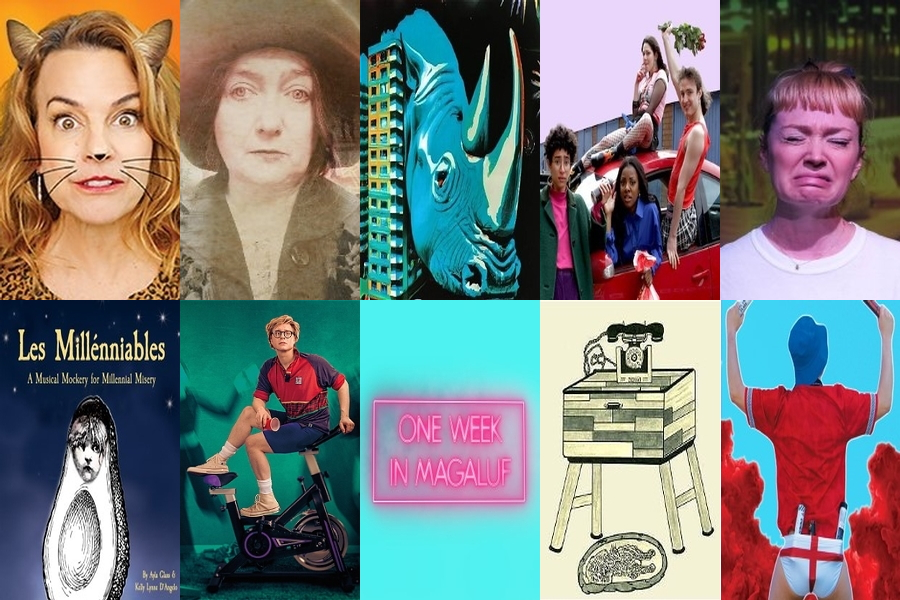 WhatsOnStage's tweet photo. Edinburgh Festival Fringe 2023 – Our top ten most eye-catching show titles #EdFringe https://t.co/8AdxQWWnOy https://t.co/l6d4EHmy15
