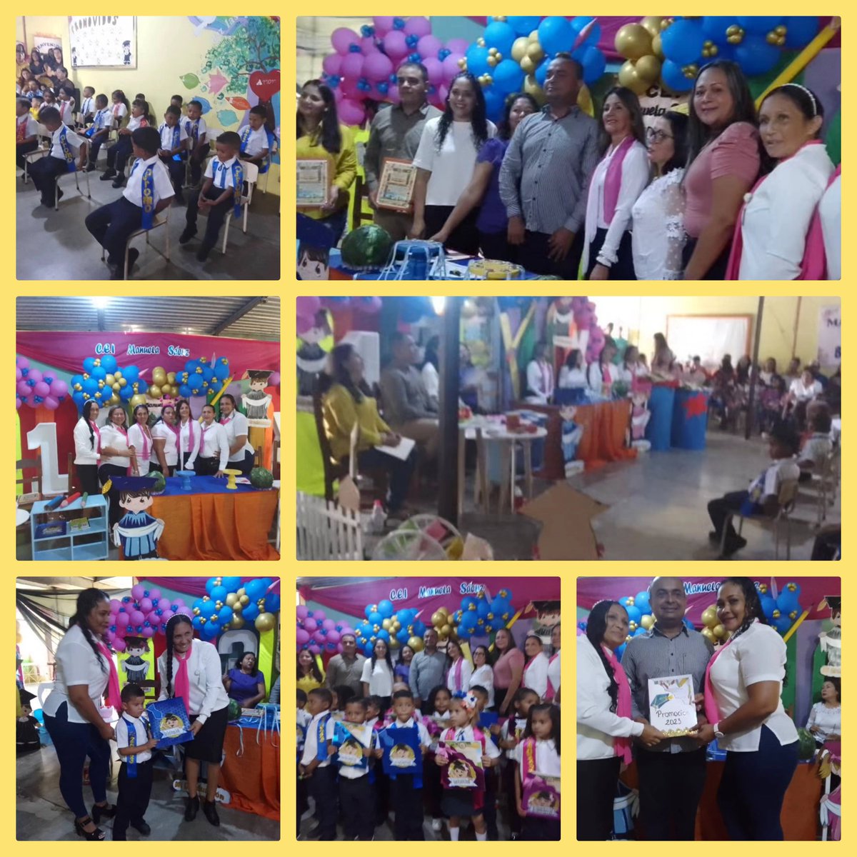 🗣️En el C.E.I. Manuela Sáenz en un ambiente colorido y de mucha alegría se realizó la Promoción enmarcada en el BICENTENARIO DE LA BATALLA NAVAL DEL LAGO DE MARACAIBO👨‍🎓👨🏾‍🎓
<a href="/NicolasMaduro/">Nicolás Maduro</a> <a href="/_LaAvanzadora/">Yelitze Santaella</a> <a href="/EliasEducacion1/">Elías Zurita</a> <a href="/CDCEGuarico/">CDCE del Estado Guárico</a> <a href="/CDEC_Ribas/">@CDCE José Félix Ribas</a> #PoesíaEsUnión