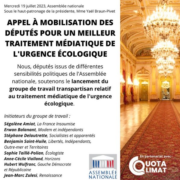 MagaliReghezza's tweet photo. Super initiative transpartisane (ou presque…), qui pourrait être élargie à tous les parlementaires. 
Tant que perdure un discours politique déconnecté des faits scientifiques, qu’il soit sincère ou démagogique, on ne peut pas avancer. 

Merci à ces élu(e)s qui s’engagent. 🙏 https://t.co/f854mmXekr
