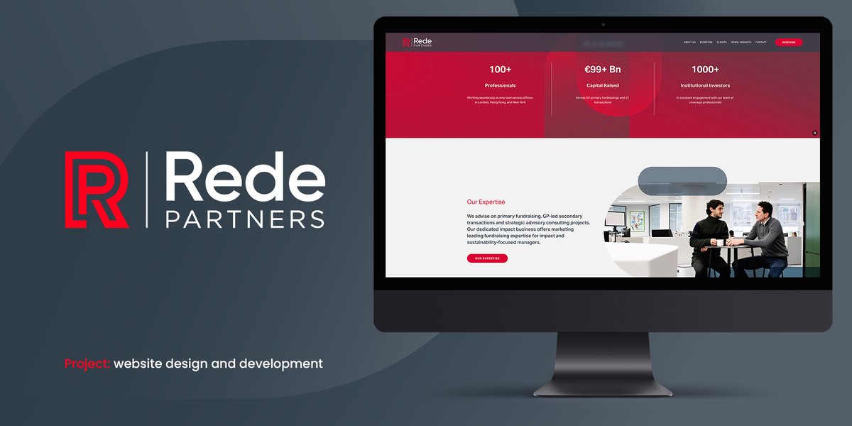 We've been working with a few new clients, on some exciting new projects, one of which is Rede Partners LLP. We've been working closely with the amazing Rede #creative team to #design, #develop and #launch their brand new #website for the Global #financial Industry. more to come.