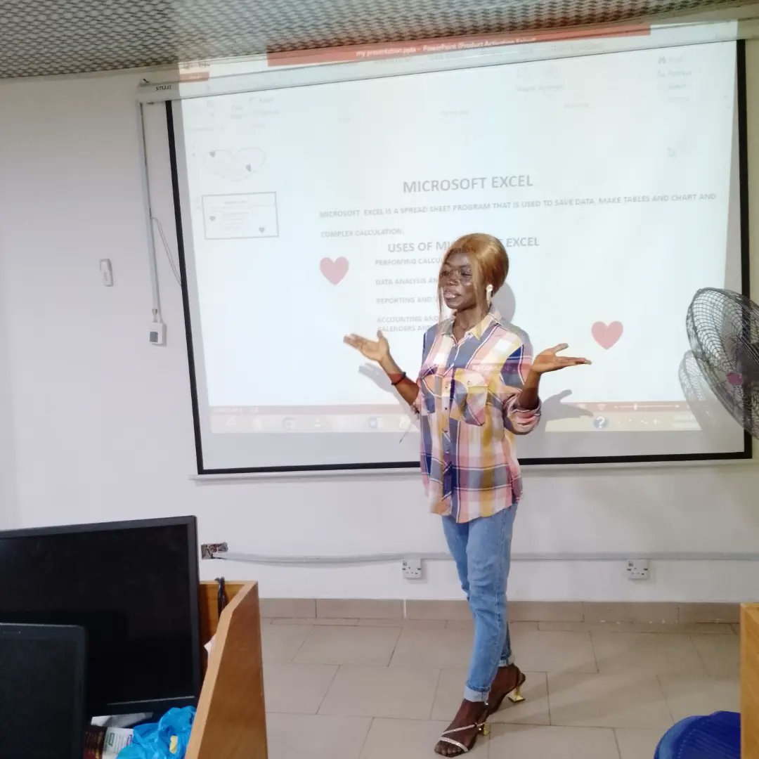 edufunSTEMnig's tweet image. Our student, Evalyn Ogbugbe is a good proof that learning Computer Literacy can empower oneself with a sense of confidence and capability. 

We are so proud as we watch Evalyn defend her project today on computer literacy.

#Digitalskills #digitalliteracy #computerliteracy